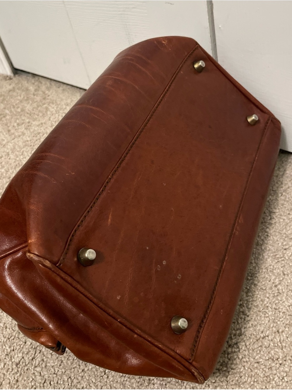 Ceancarel vintage Brown Leather bag - Picture 13 of 13